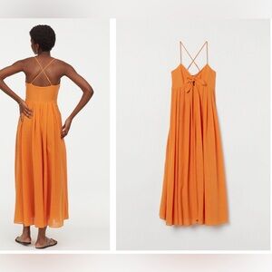 H&M Dress With Tie Detail New With Tags